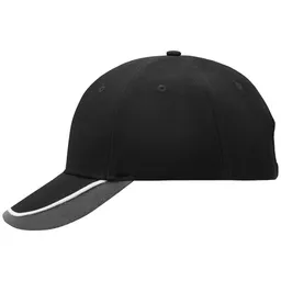 Myrtle Beach myrtle beach 6 Panel Kappe dreifarbig MB049 Einheitsgröße black/white/light-grey – Produktbild 1 von 1