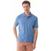 ORGANICATION ORGANICATION Poloshirt aus Bio-Baumwolle, Coronet blue, – Produktbild 1 von 1