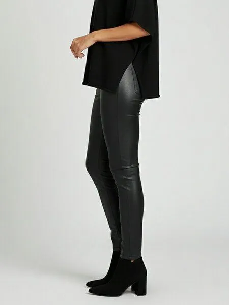 Will's Vegan Shop Will's Vegan Shop Spitz Zulaufende Stiefel Schwarz Veganes Wildleder Damen, Schwarz, – Produktbild 1 von 1