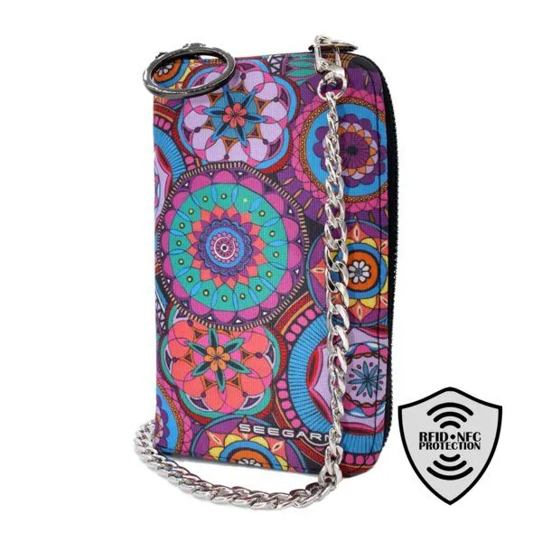 Seegarn Seegarn-Täschle / 2in1 Handy-Tasche und Geldbeutel (MB02), K1 - kette silber, – Produktbild 2 von 5