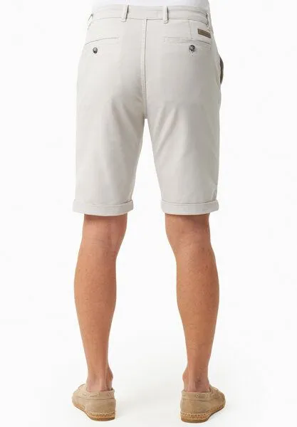 ORGANICATION ORGANICATION Regular-Fit Shorts aus Bio-Baumwolle, Light grey, – Produktbild 4 von 4