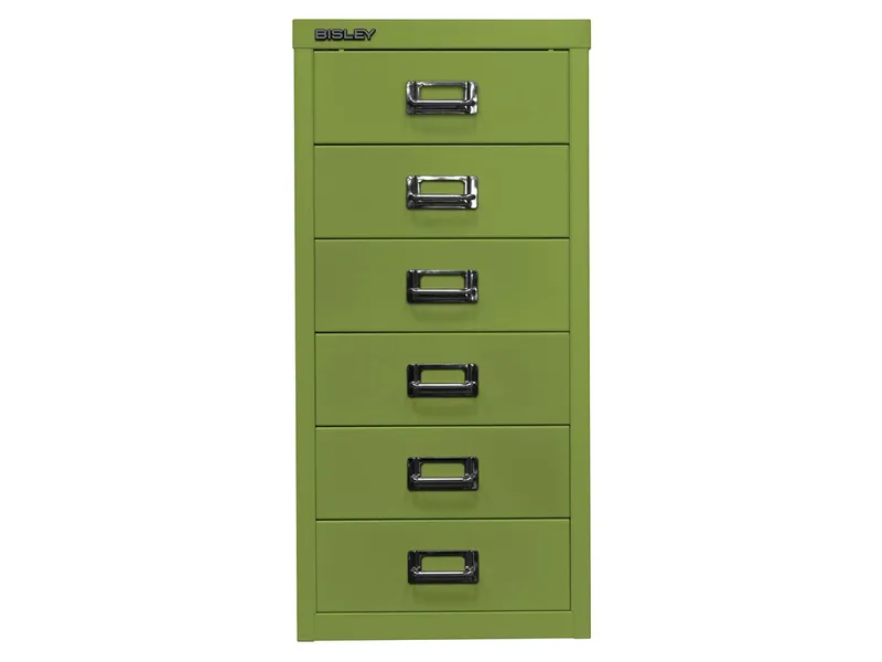 Bisley Bisley Schubladenschrank 6 Schübe, DIN A4 grün – Produktbild 1 von 1
