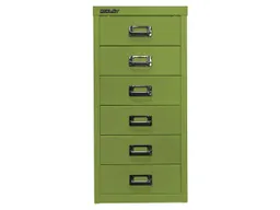 Bisley Bisley Schubladenschrank 6 Schübe, DIN A4 grün – Produktbild 1 von 1