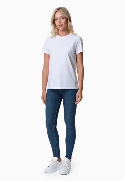 ORGANICATION ORGANICATION TENNUR | Basic T-Shirt aus Bio-Baumwolle, White, – Produktbild 2 von 4