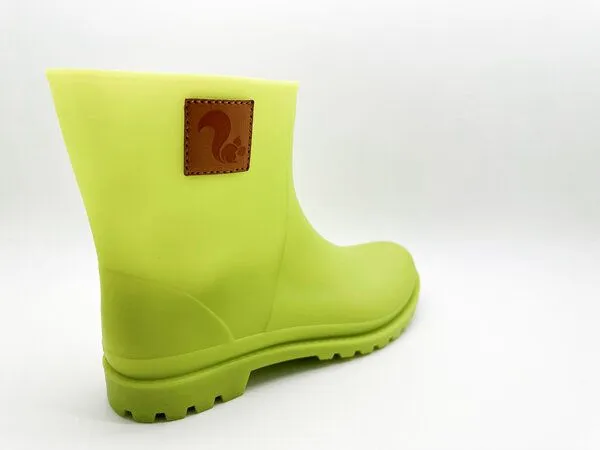 thies Biologisch abbaubarer Gummistiefel "thies ® Bio Rainboot", vegan, Lime (grün), – Produktbild 4 von 4