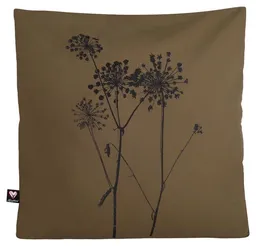 Hirschkind Hirschkind Bio-Kissenbezug 'Schierling' olivegrün 40x40cm – Produktbild 1 von 1