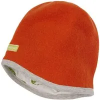 loud + proud loud + proud Baby & Kinder Mütze Wollfleece, GOTS-zertifiziert, Terracotta(orange), – Produktbild 1 von 1