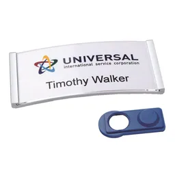 Avery Zweckform Avery Zweckform 5 Namensschilder 'Polar30' mit Magnet, silber, 70 x 30 mm – Produktbild 1 von 1