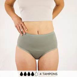MYLILY MYLILY High Waist Salbei - Periodenunterwäsche aus Baumwolle – Produktbild 1 von 1