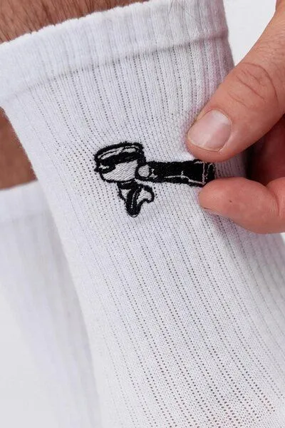Coffee Fashion Coffee Fashion Siebträger | Bestickte Bio Baumwoll Socken – Produktbild 2 von 2