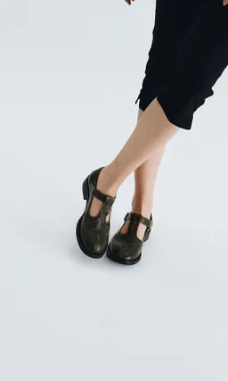 Prev Prev Damen vegan Schuhe Rosa Olive – Produktbild 1 von 1