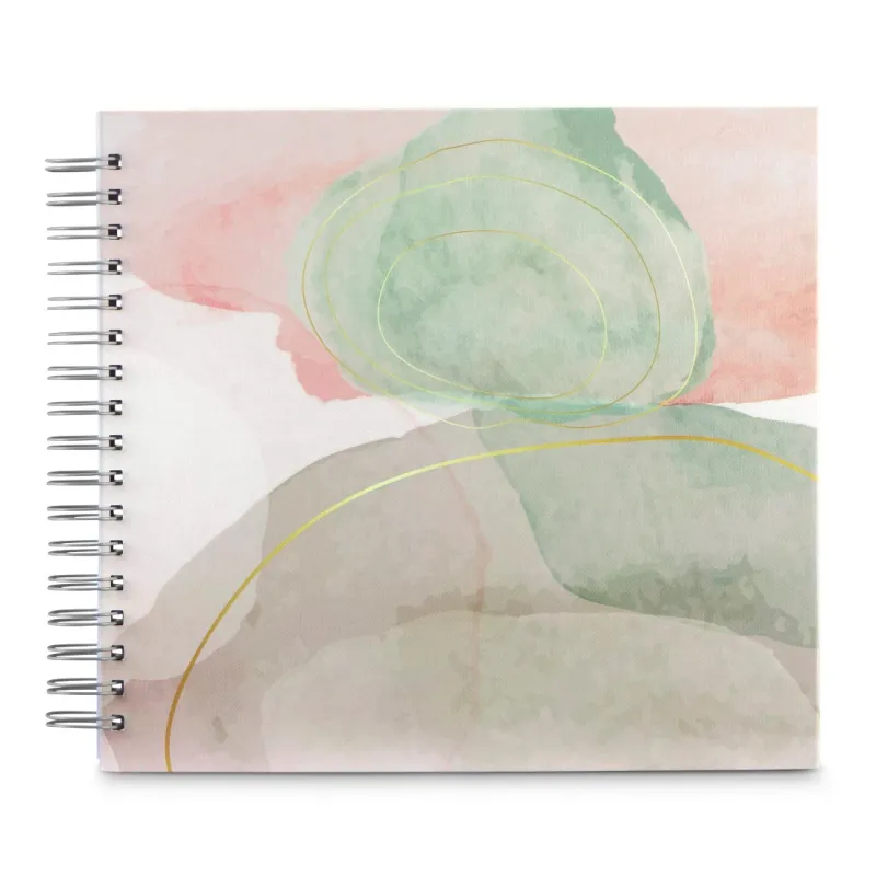 Hama Hama Spiral-Album "Watercolor", 28x24 cm, 50 weiße Seiten, Grün – Produktbild 3 von 5