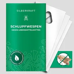Silberkraft Silberkraft Schlupfwespen gegen Lebensmittelmotten - biologisch und nachhaltig – Produktbild 1 von 1