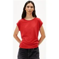 ARMEDANGELS ARMEDANGELS JILAANA Damen T-Shirt aus TENCEL Lyocell Mix, Coral blush, – Produktbild 1 von 1