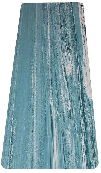 Divasya Divasya Yogamatte "Pure" aus Naturkautschuk mit Schutzhülle & Tragegurt, Blau, – Produktbild 2 von 4