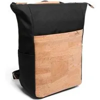 Sperling Sperling 2-in-1 Rucksack "Triple" aus recyceltem PET & Kork, Raven cream (schwarz), – Produktbild 1 von 1