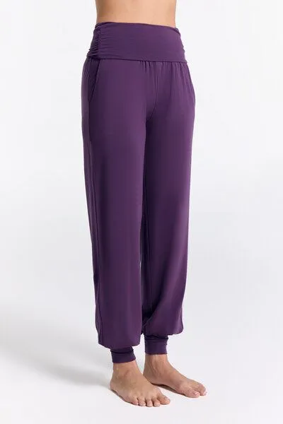True North True North Damen Yogahose aus Tencel Lyocell T1320, Weinbeere, – Produktbild 3 von 3