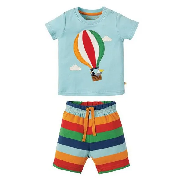 Frugi Frugi Schlafanzug Heissluftballon und Tiere – Produktbild 1 von 3