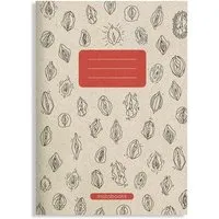 matabooks matabooks® Handgemachtes A5 Notizbuch/Tagebuch/Skizzenbuch aus Graspapier – Maya, Grapefruit, – Produktbild 1 von 1