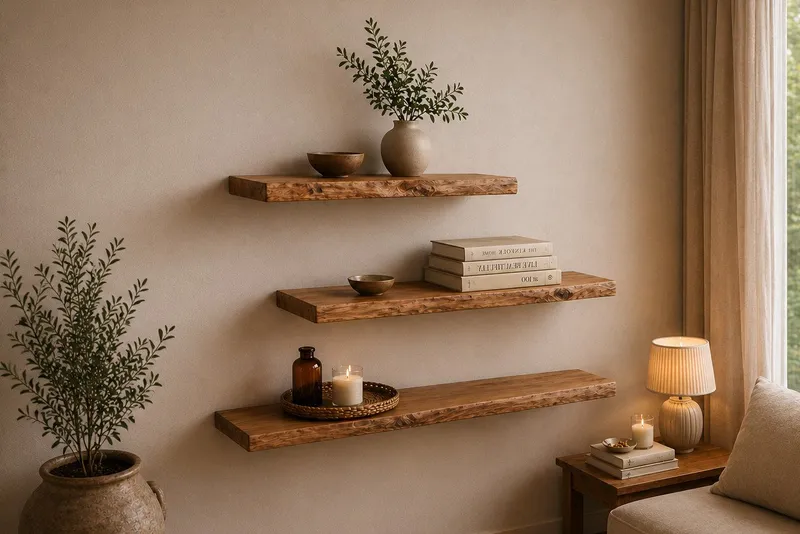 Living Oak Living Oak Wandregal Eiche No.03 schwebend – Produktbild 6 von 6