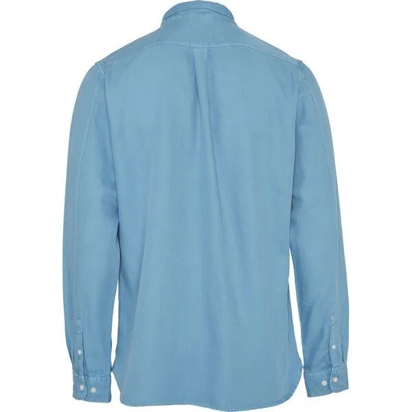 KnowledgeCotton Apparel KnowledgeCotton Apparel Hemd - Twill shirt, Hellblau (heritage blue), – Produktbild 2 von 3