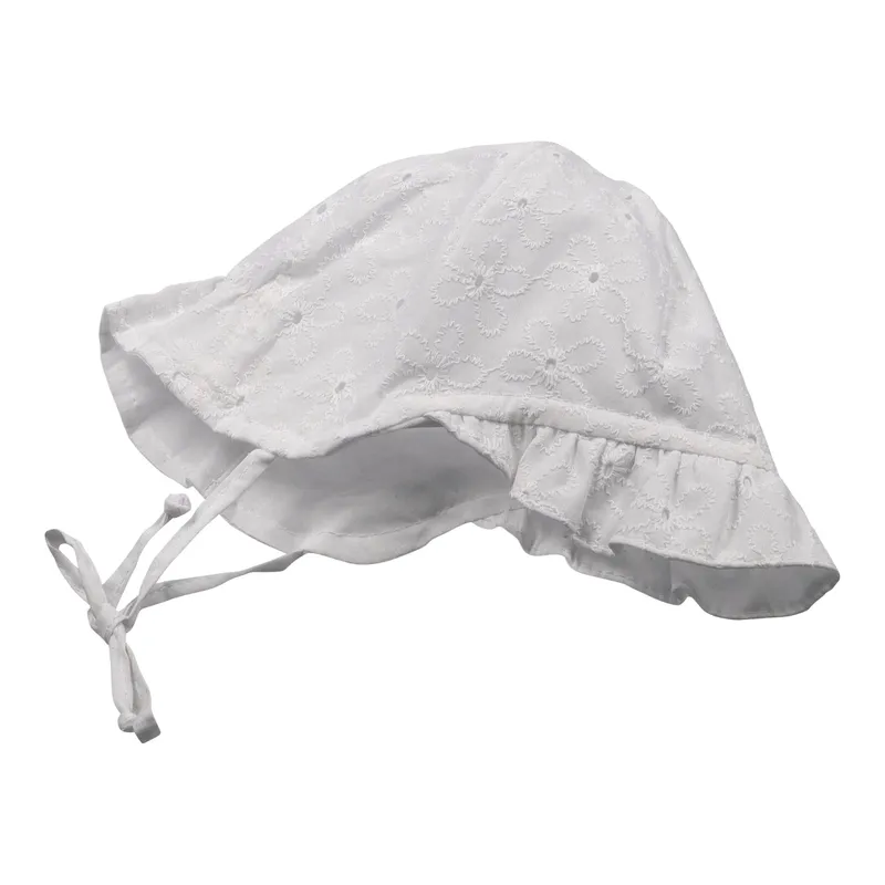 Maximo Maximo Schirmmütze mit Nackenschutz Blütenstickerei, Weiss, – Produktbild 2 von 2