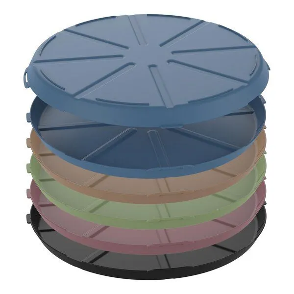 REuse REuse Pizzabox Verpackung - Essensbehälter, Behagliches blau, – Produktbild 1 von 4