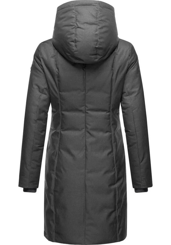 ragwear ragwear Wintermantel Amarri Wasserdichter Winterparka mit großer Kapuze, Schwarz, – Produktbild 4 von 4