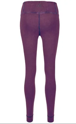 nice to meet me nice to meet me Damen vegan Leggings Essential Dye Violett – Produktbild 1 von 1