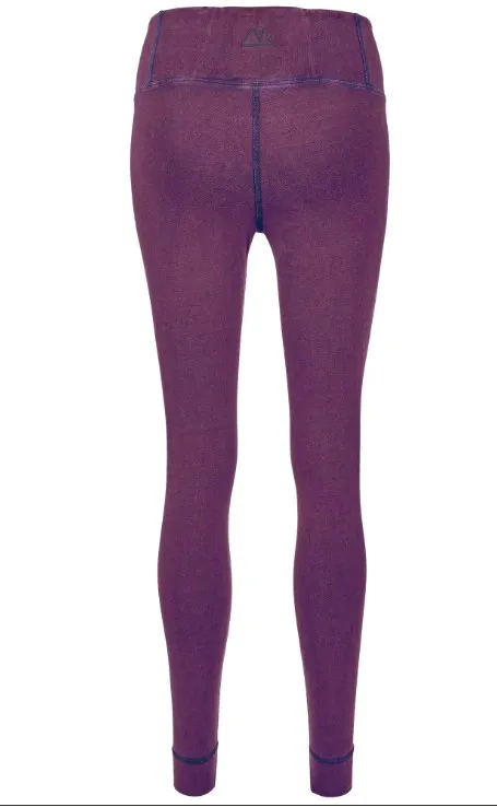 nice to meet me nice to meet me Damen vegan Leggings Essential Dye Violett, Violett, – Produktbild 1 von 3