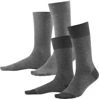 Living Crafts LIVING CRAFTS - Unisex Socken, 2er-Pack - Grau (98% Bio-Baumwolle; 2% Elasthan), Nachhaltige Mode, Bio Bekleidung – Produktbild 1 von 1