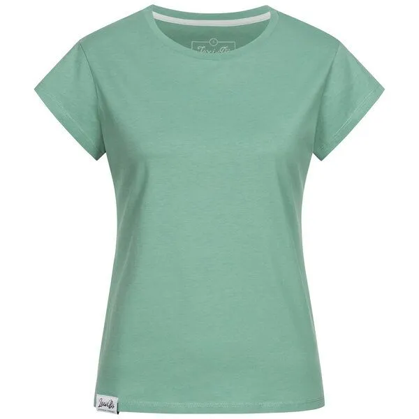 Lexi&Bö Lexi&Bö Damen Basic T-Shirt Unicolor, Beryl green (grün), – Produktbild 1 von 1
