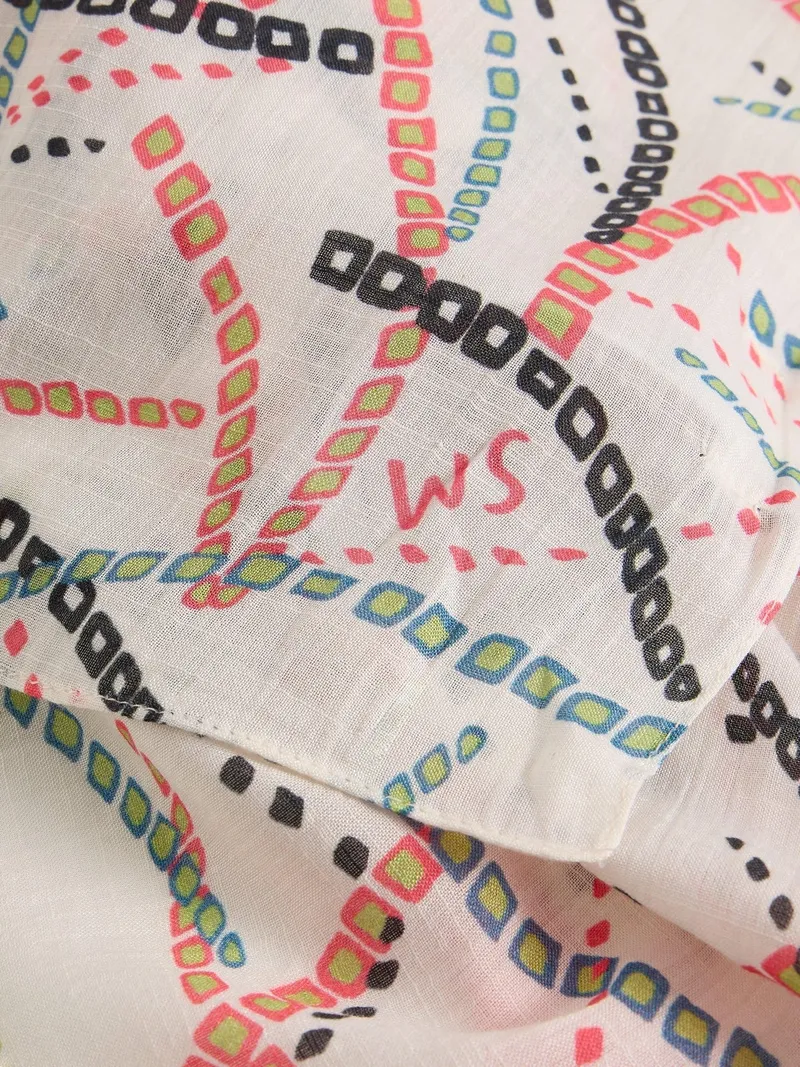 White Stuff Bedrucktes Halstuch Callie - Einheitsgröße, Elfenbein print, – Produktbild 2 von 3