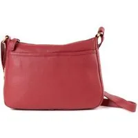 El Puente El Puente Schultertasche | Fair Trade & Handmade aus Indien, Rot, – Produktbild 1 von 1
