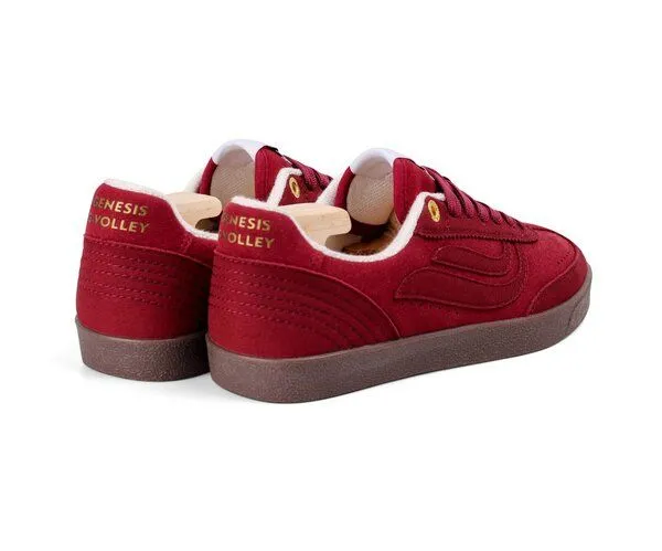 Genesis Footwear Genesis Footwear G-Volley OneColourWorld - Vegan Women Sneaker, Darkreddish / d. gum (rot), – Produktbild 2 von 4