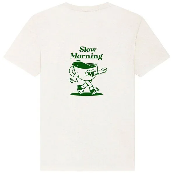 Kultgut Kultgut NEW Upcycling Generation- Artdesign - Bioshirt / Slow Morning, Natur, – Produktbild 1 von 4