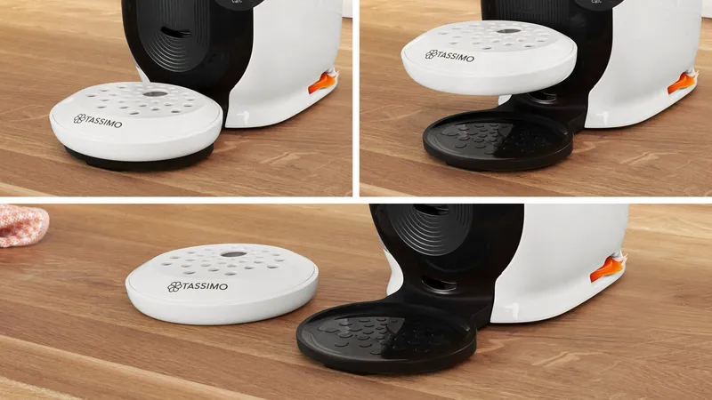 Tassimo Tassimo Kapselmaschine style friendly TAS114E, über 70 Getränke, platzsparend, geeignet für alle Tassen, Wassertank 0,7 L, Weiß, – Produktbild 5 von 5