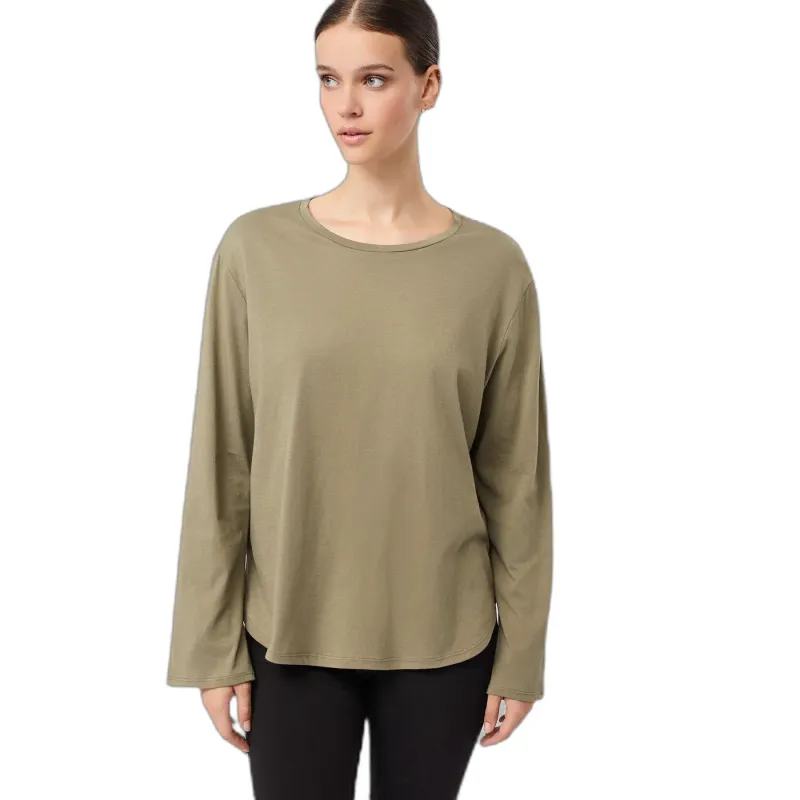 mandala Langarmshirt Mandala Halfmoon, Vert, – Produktbild 1 von 1