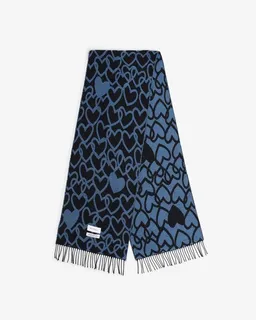 Rotholz Rotholz Affection Schal Merinowolle - Schwarz / Blau – Produktbild 1 von 1
