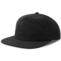Atlantis Headwear Cord Cap größenverstellbar Recycelt grober Kord 5 Panels von Atlantis Headwear, Schwarz, – Produktbild 1 von 1