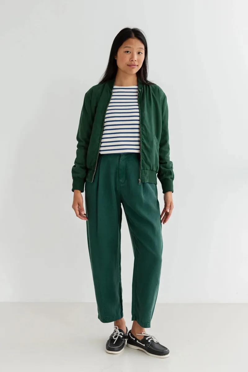 TWOTHIRDS TWOTHIRDS Damen vegan Jacke Vulcano Dunkelgrün, Dunkelgrün, – Produktbild 2 von 2