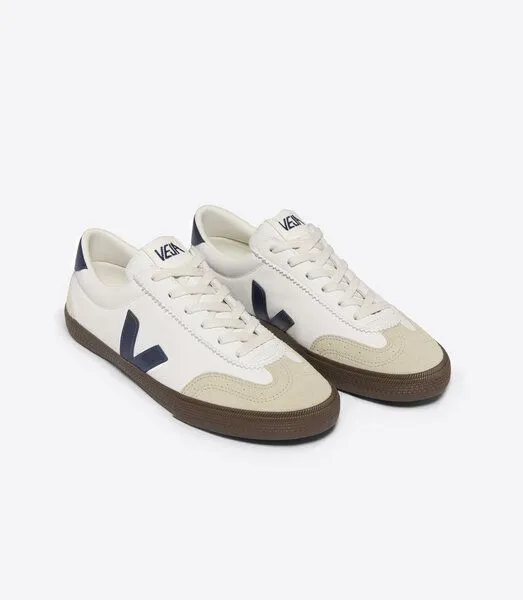 Veja Veja Herren-Sneakers Volley OT Leather White Nautico Bark – Produktbild 3 von 8