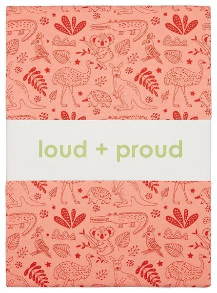 loud + proud loud + proud Kinder Jersey Bettwäsche-Set 100 x 135cm, GOTS-zertifiziert, Peach(rosa), – Produktbild 4 von 4