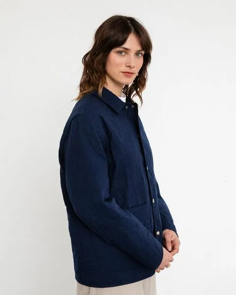 Rotholz Rotholz Leichte Steppjacke Bio Baumwolle -Dunkelblau – Produktbild 1 von 8