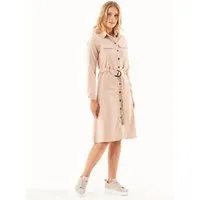 ORGANICATION ORGANICATION Hemdblusenkleid aus TENCEL Lyocell und Bio-Baumwolle – Produktbild 1 von 1