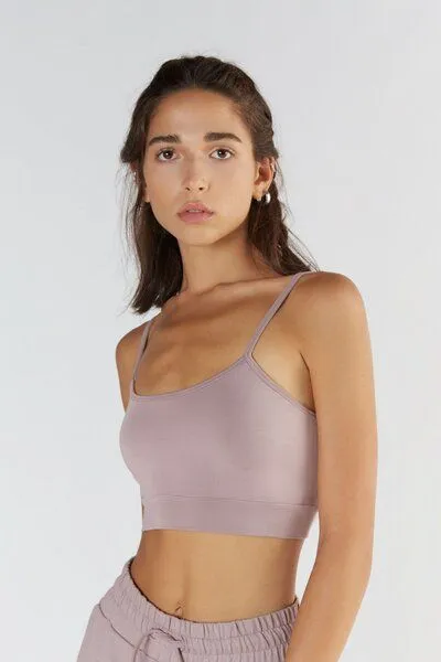 True North True North Damen Bustier aus Tencel Micromodal Bra Top T1201, Lila, – Produktbild 2 von 3