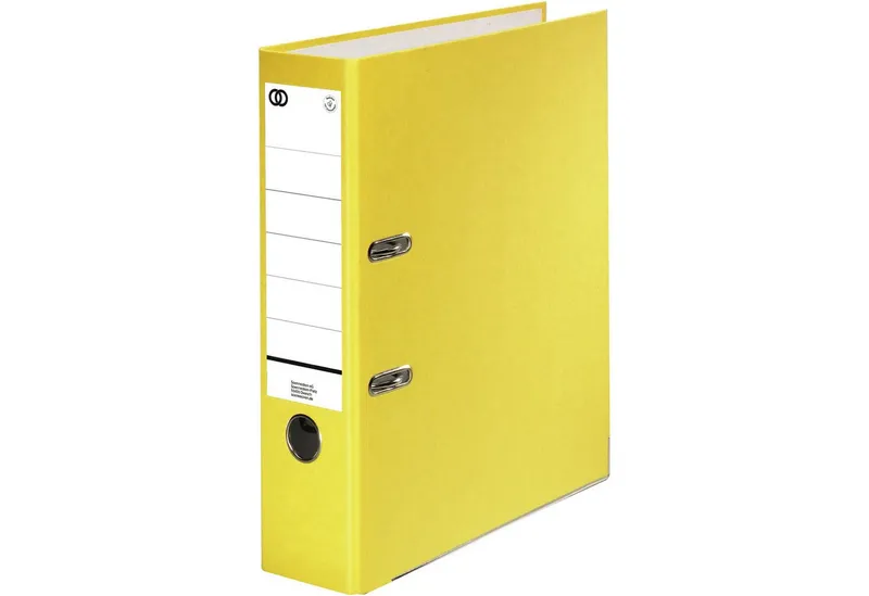 Soennecken Soennecken Aktenordner Ordner 3432 A4 80mm gelb, Gelb, – Produktbild 2 von 3