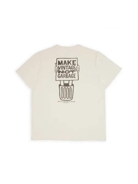 Nudie Jeans Nudie Jeans T-Shirt Roy Garbage, Chalk white, – Produktbild 2 von 2