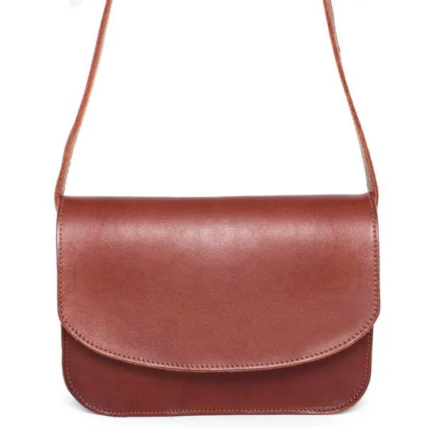Marin et Marine Marin et Marine Nuage Bag Satteltasche aus fairem Leder, Marron, – Produktbild 1 von 3