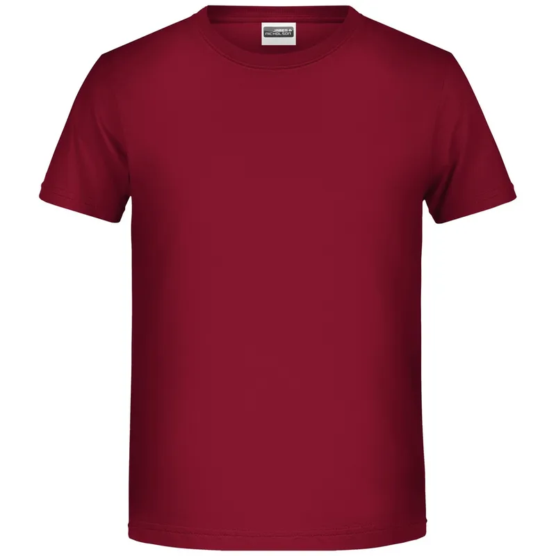 James & Nicholson James & Nicholson T-Shirt für Jungen in klassischer Form 8008B Gr. M-122/128 wine – Produktbild 1 von 1